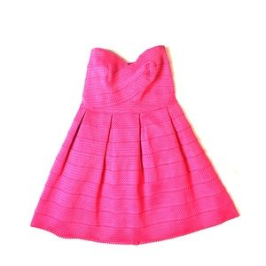 Sans Souci Pink Strapless Dress